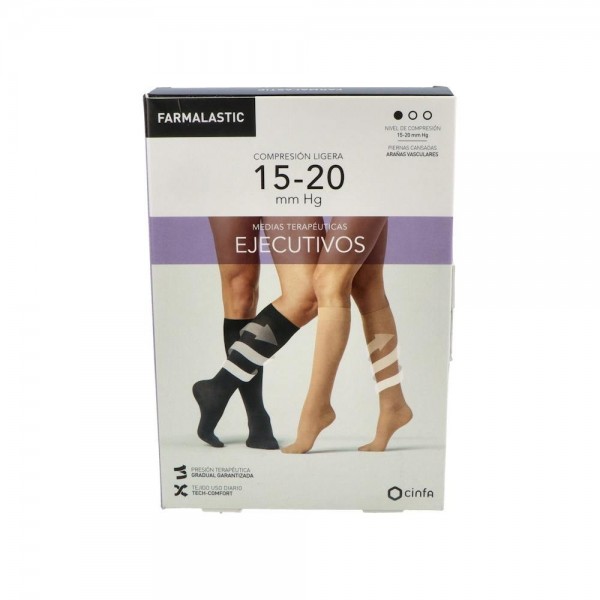 Farmalastic Calcetin Ejecutivo Lig Mmhg Camel T/M T:...