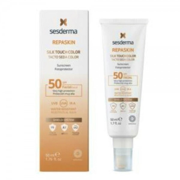 Fotoprotector Sesderma Repaskin Spf 50 Tacto Seda Color...