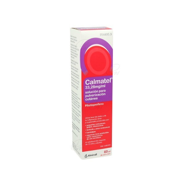 CALMATEL 33,28 mg/ml SOLUCIÓN PARA PULVERIZACIÓN CUTÁNEA,...