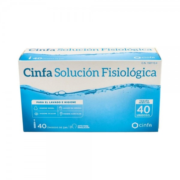 Solucion Fisiologica Cinfa 40Unido