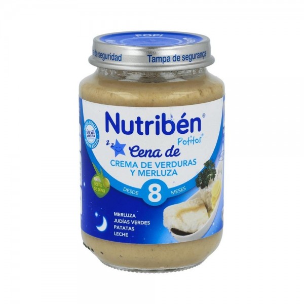 Nutriben Pot Cena Crema Verduras Merluza 200 G