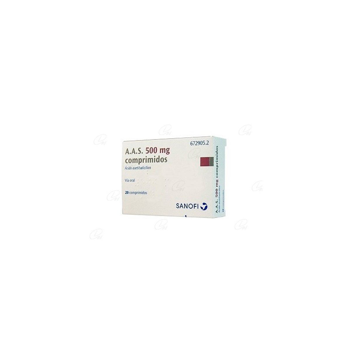 AAS 500 MG 20 COMPRIMIDOS