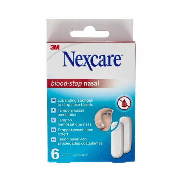 Nexcare Blood Stop Tapon Nasal 6U