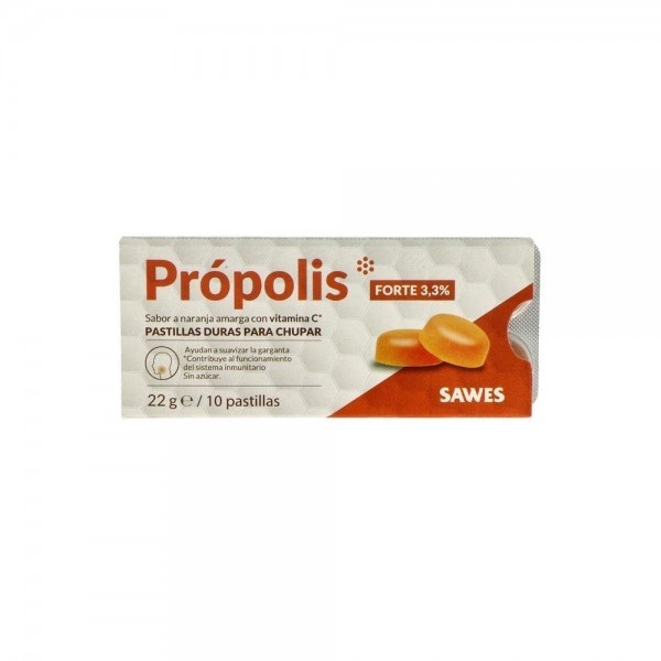Caramelos Sawes S/A Propolis Naranja 22G