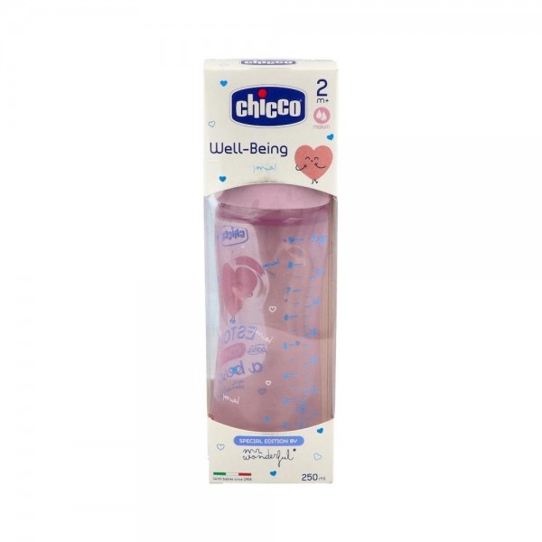 Biberon Chicco Mr.Wonderful Pp250 Silic 2M+