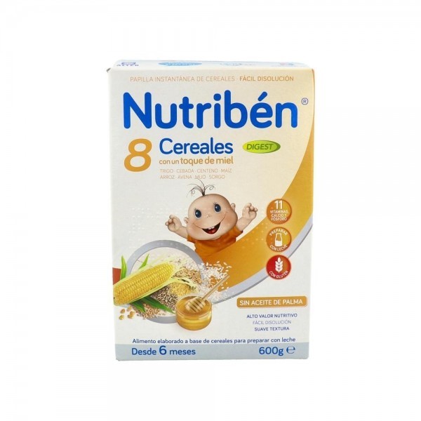 Nutriben 8 Cereales Miel Bifidus 600 G