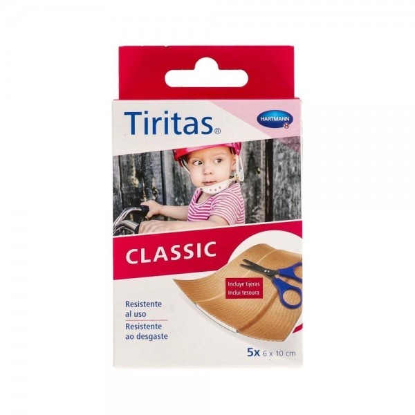 Tiritas Hartmann Classic C/ Tijera 10 Cm X 6 Cm 5 Apositos