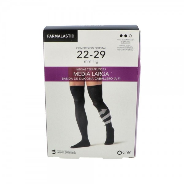 Media Farmal Lar Nor C/Punt Caballero Negro T/P 20-21 Cm...