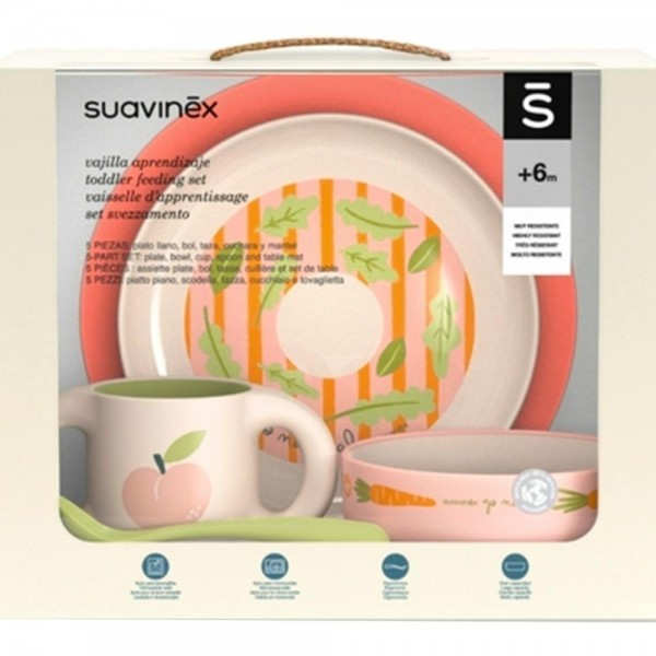 Vajilla Suavinex Inf Niña + 6 Meses