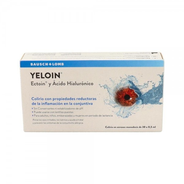 Yeloin Colirio Monodosis 0.5 Ml 30 U