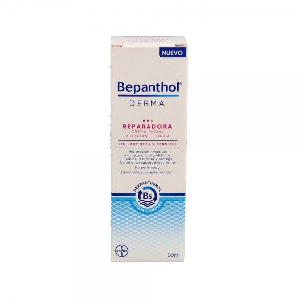 Bepanthol Derma Reparadora Crema Facial Hidratante 50 Ml