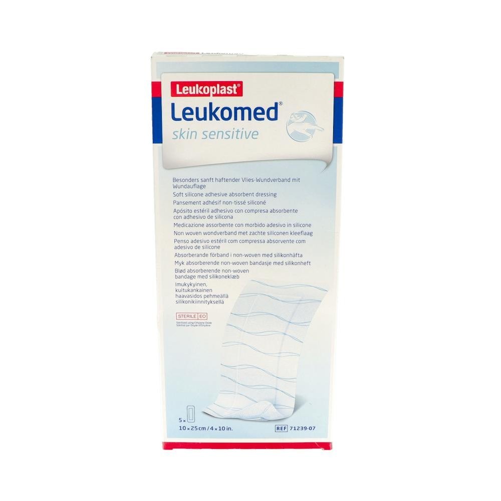 Leukomed Skin Sensitive 10Cm X 25Cm 5 Un