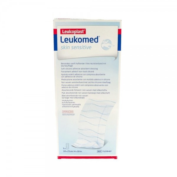 Leukomed Skin Sensitive 10Cm X 25Cm 5 Un