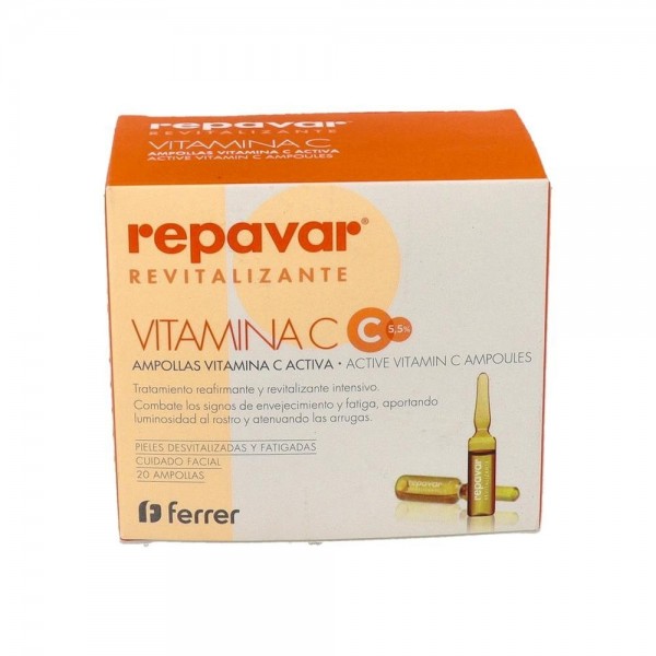 Repavar Vitamina C Activa 20 Amp