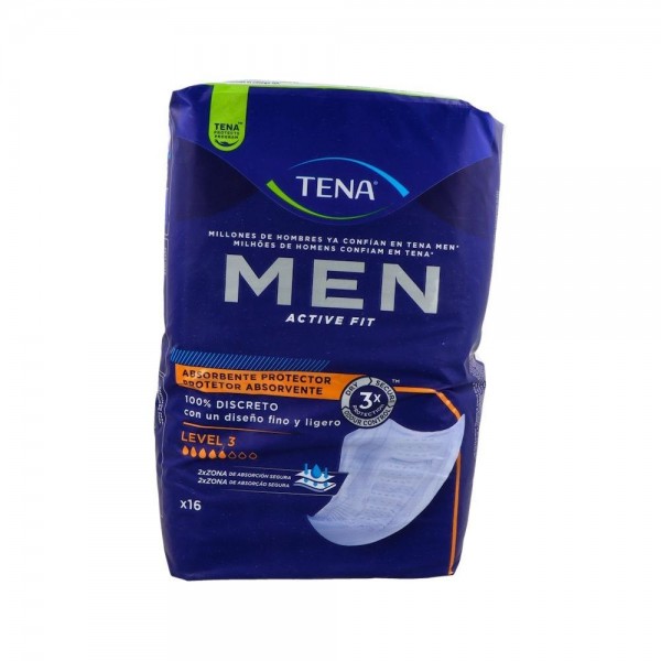 Tena Men Active Fit Incontinencia Ligera Level-3 16 Un...