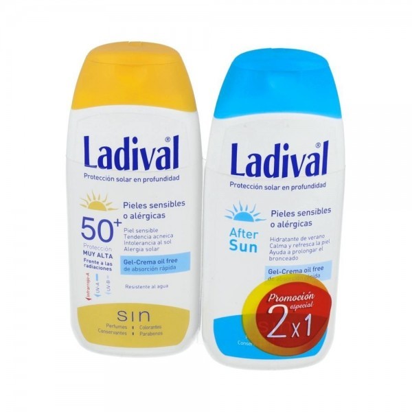 Ladival Duplo P.Sens Fps 50+ + After Sun 200+200 Ml