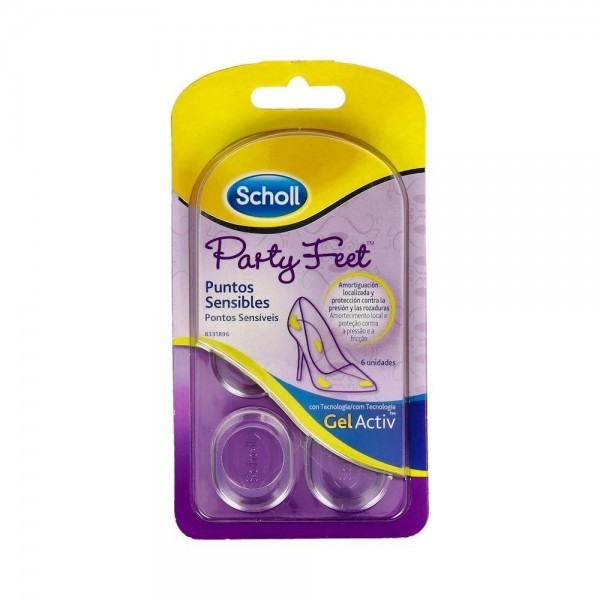 Scholl Party Feet Puntos Sensibles 6 U