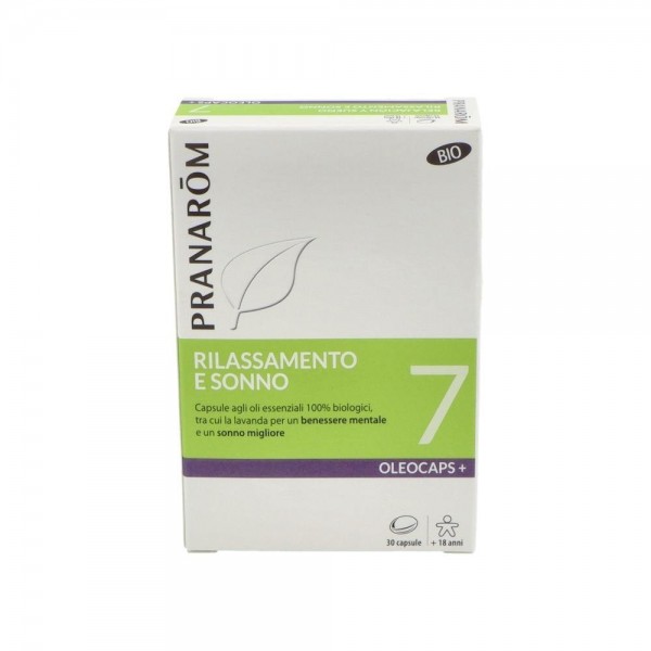 Pranarom Oleocaps Bio 7 Relajac Sueño 30 Cap