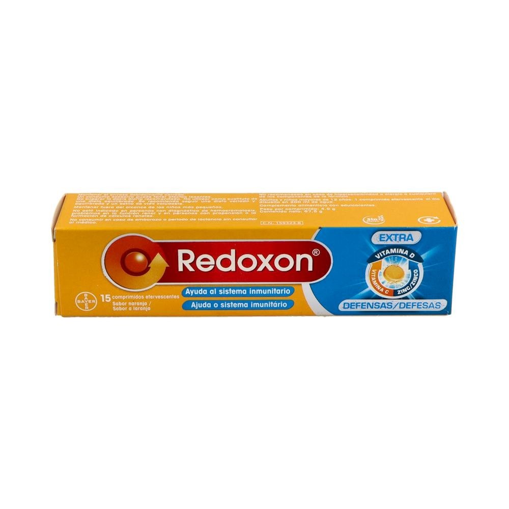 Redoxon Extra Defensas Vit C + Zinc 15 Comp...
