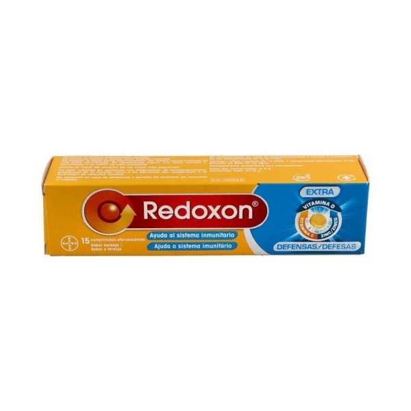 Redoxon Extra Defensas Vit C + Zinc 15 Comp Eferv Naranja