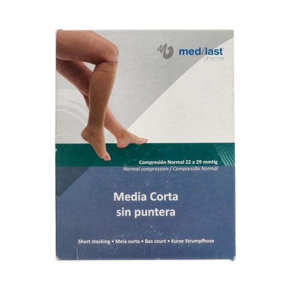 Media Medilast Cor Nor S/Punt Beige T/P 21-23 Cm 1 Un Ref...