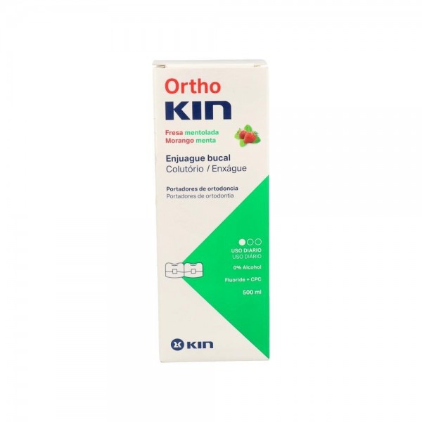 Ortho Kin Fresa Mentol Enjuague500