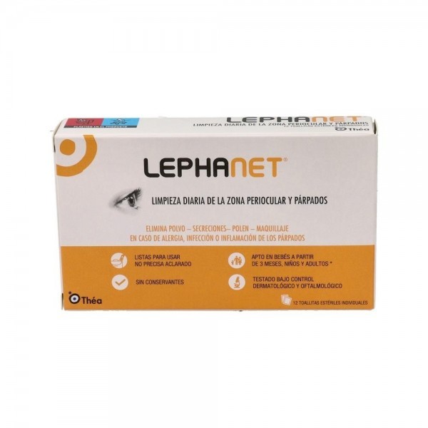 Lephanet Toallitas Ojos Esteril 12 U