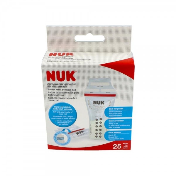 Bolsas Nuk Leche Materna 25U
