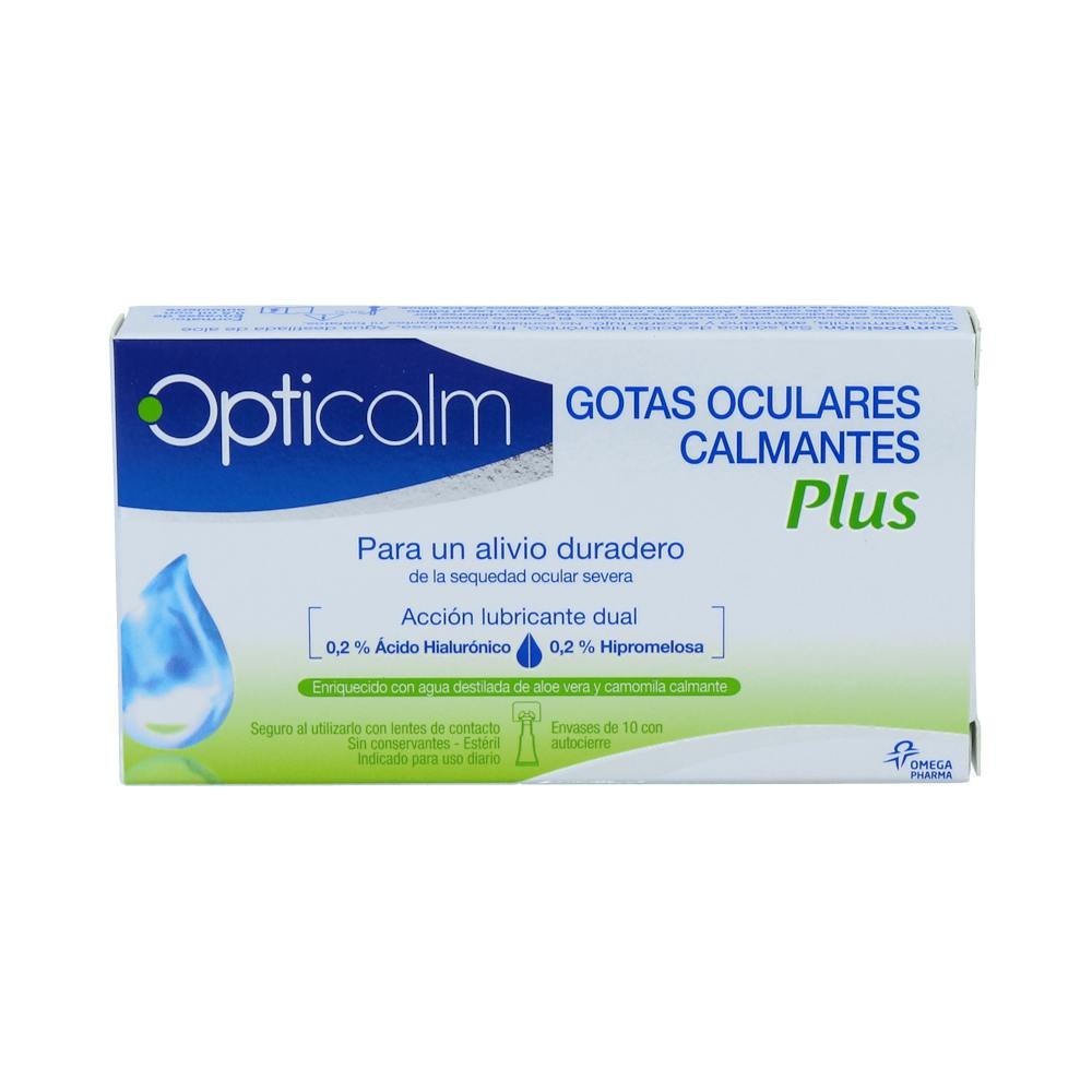Opticalm Plus Gotas Oculares 10 Monodosis 10 Ml
