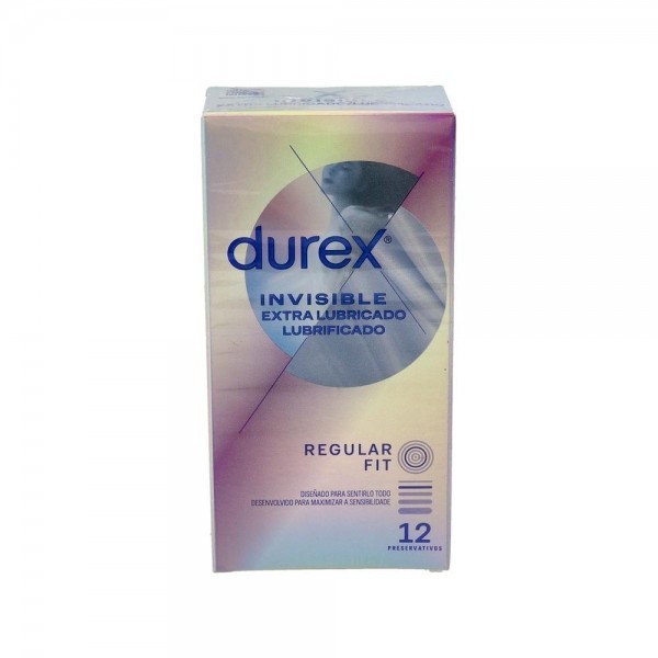 Durex Invisible Extra Lubricado 12 Ud