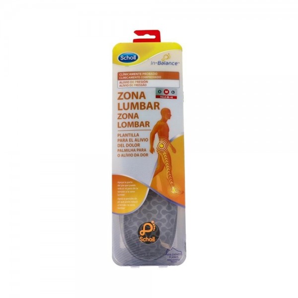Plantilla Scholl Lumbar T/M 40-42 2 Un