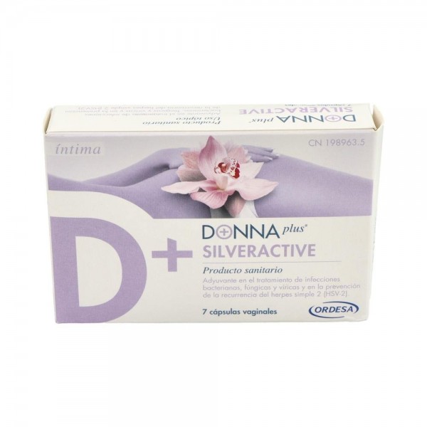 Donnaplus Silveractive 7 Caps Vaginal