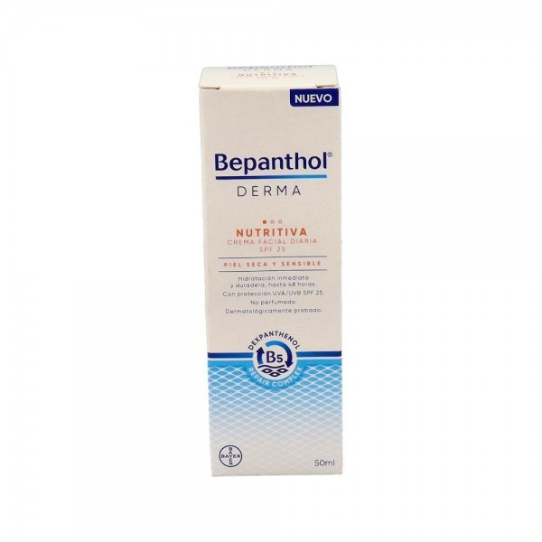 Bepanthol Derma Nutritiva Crema Facial Spf25 50 Ml