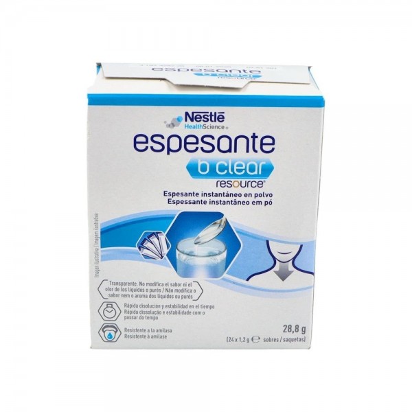 RESOURCE ESPESANTE CLEAR NEUTRO 24 SOBRES