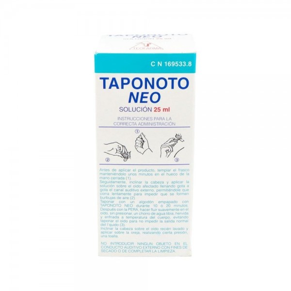 Taponoto Neo Sol Limpieza Oidos 25 Ml