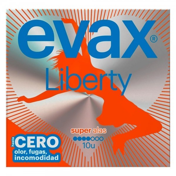 Compresas Higienicas Femeninas Evax Liberty Super Con Alas 11 Compresas