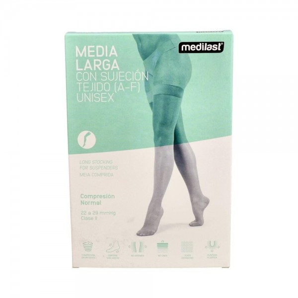 Media Medilast Lar Nor S/ Blon C/Punt Beige T/G 26-29 Cm...