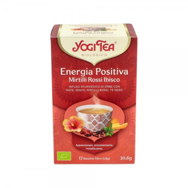 Yogi Tea Energia Positiva Arandanos Rojos 17 Sobres