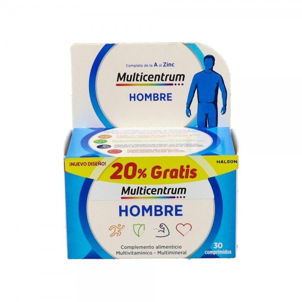 Multicentrum Hombre 30 Comp +20%