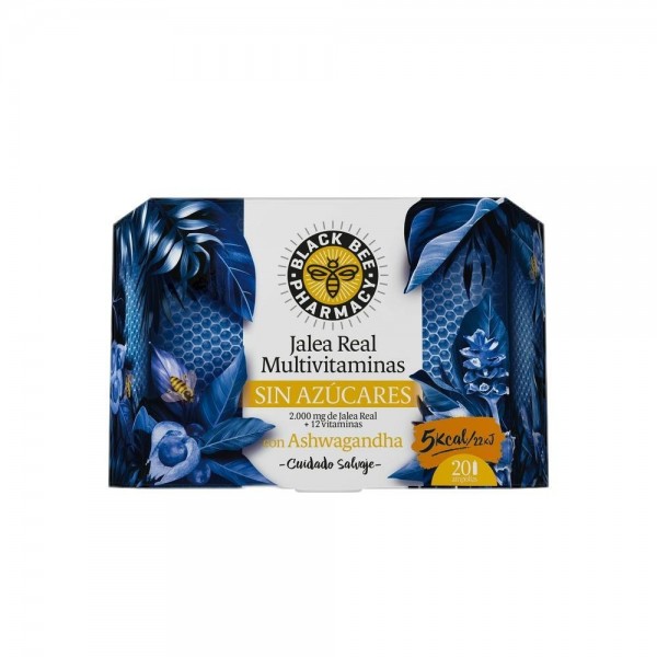 Black Bee Jalea Real Multivitaminas S/Azucar 20 Amp