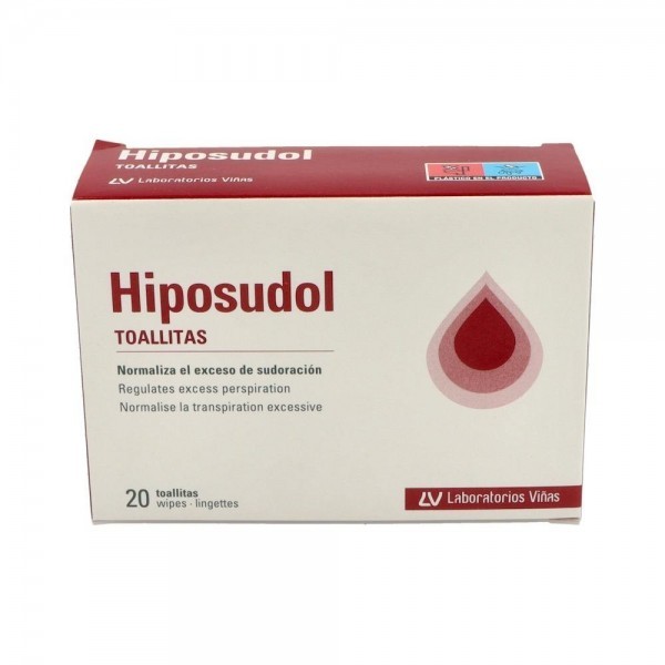 Hiposudol Toallitas 20 Sobres