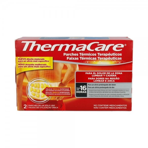 Thermacare Parche Zona Lumbar Y Cadera 2 U