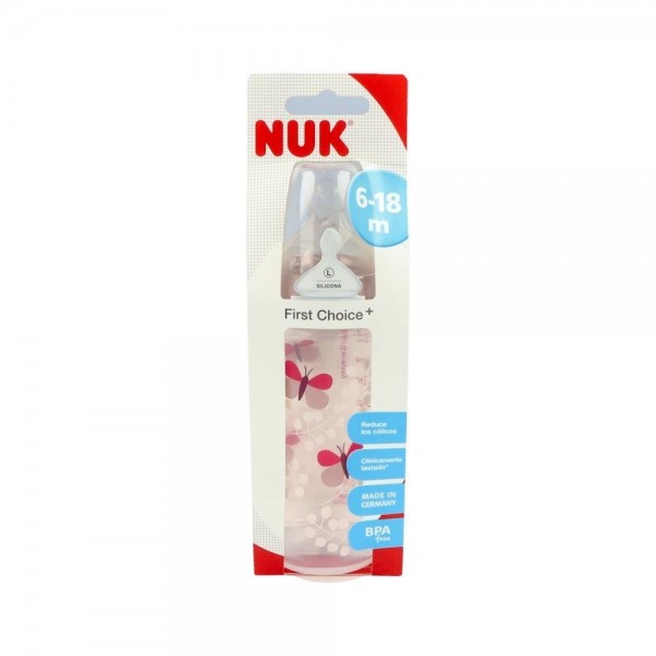 Biberon Nuk Fc+ Pp Sil 6-18 M Alim300 Ml