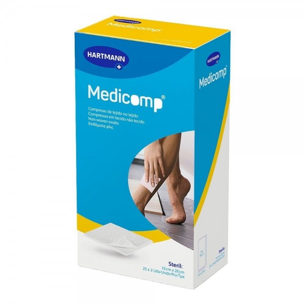 Medicomp gasa estéril 10x20cm 50 uds.