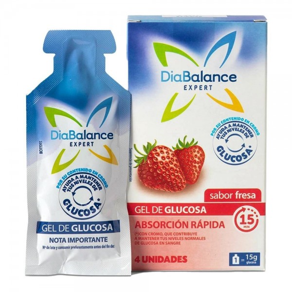 Diabalance Glucosa Efecto Rapido 4 Sobres Fresa