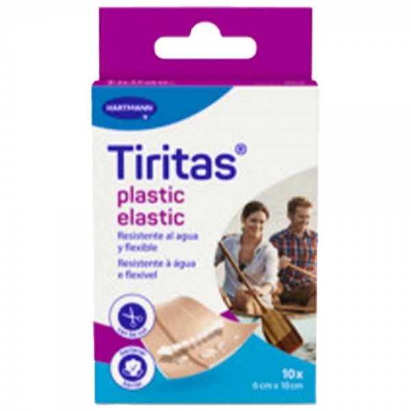 Tiritas Plastic elastic 6x10cm 10 uds