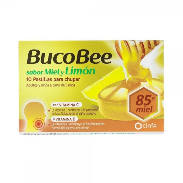 Bucobee Miel Limon 10 Pastillas