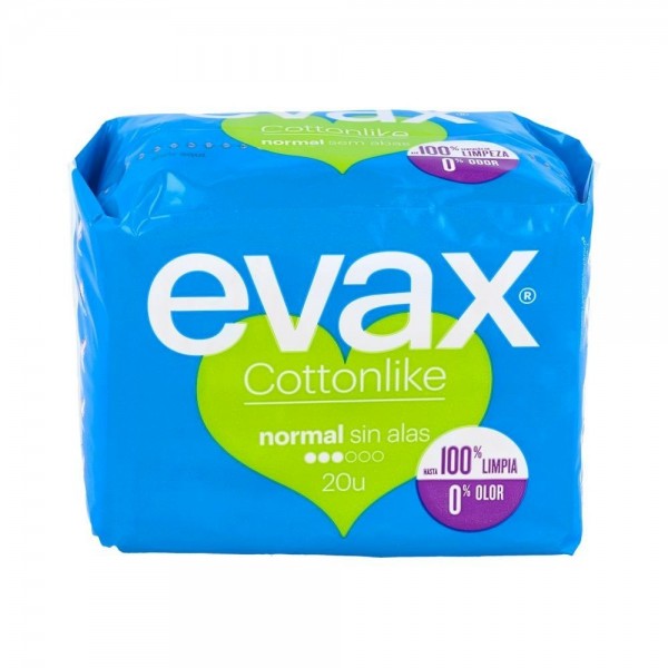 Evax Cottonlike Alas Normal Sin Alas 20