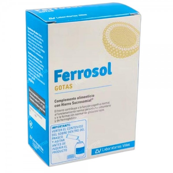 Ferrosol Gotas 30 Ml+Sobre 1,9 G